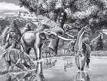 Palaeolamaর কাল্পনিক চিত্র