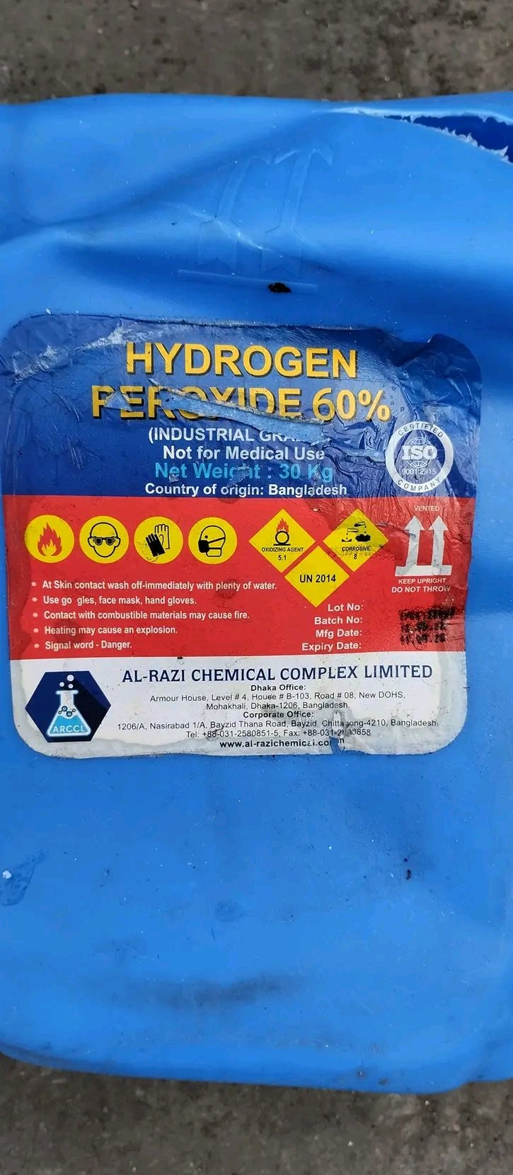 60% H₂O₂
